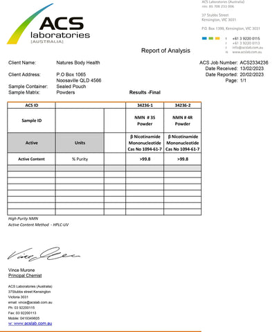 NMN 100% Pure & Stabilised